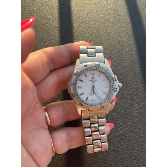 Used New Swiss Army Mens UNTESTED Stainless Steel  Watch 2 PCs - Picture 8 of 13